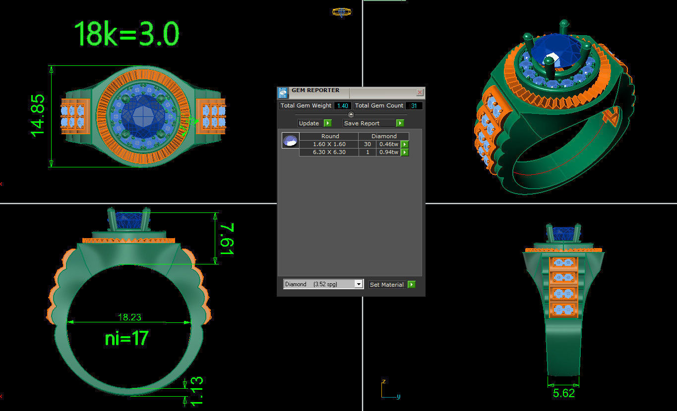 MEN RING 3D print model_6