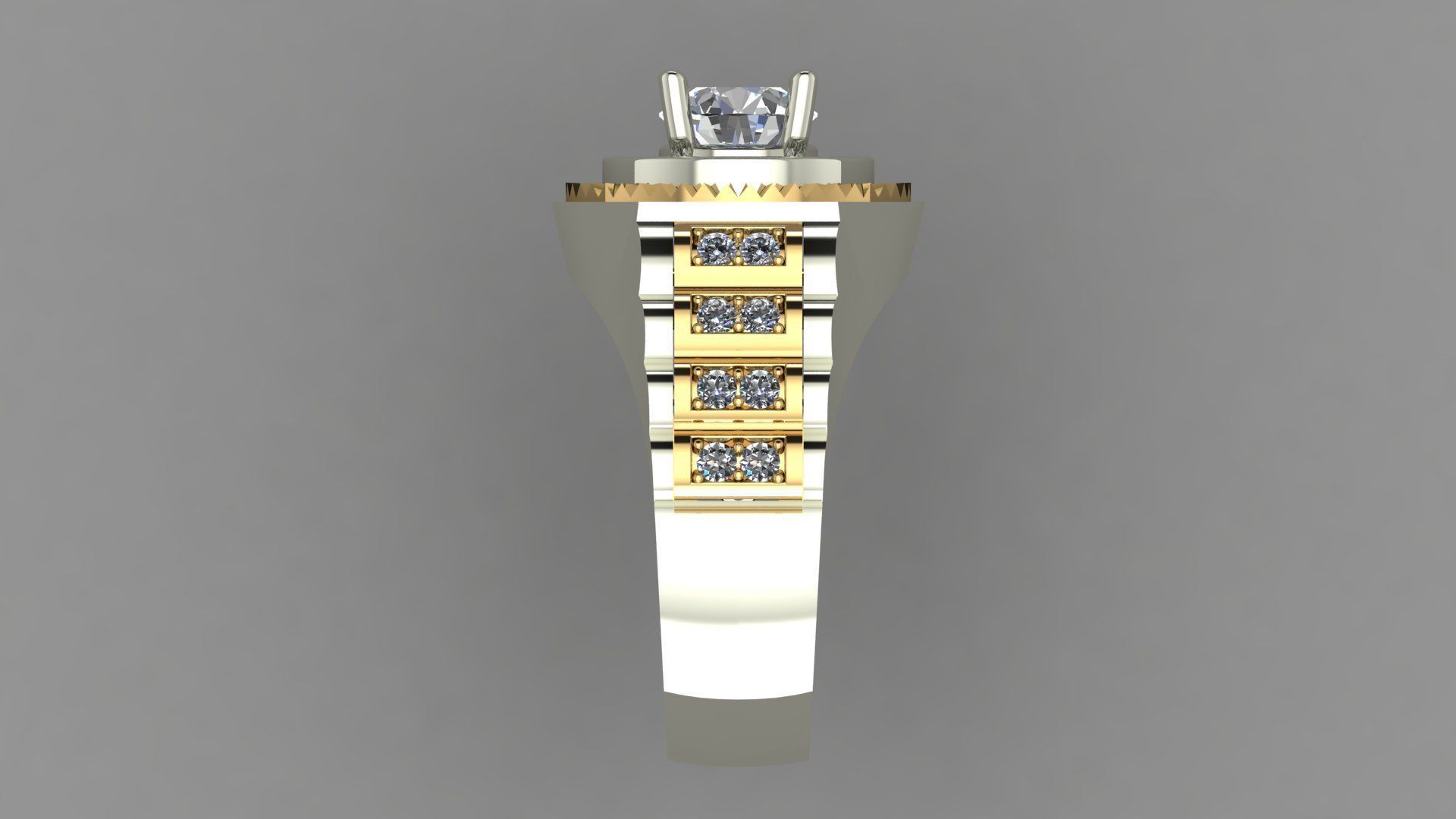 MEN RING 3D print model_4