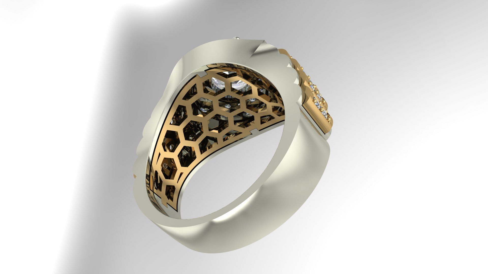 MEN RING 3D print model_5