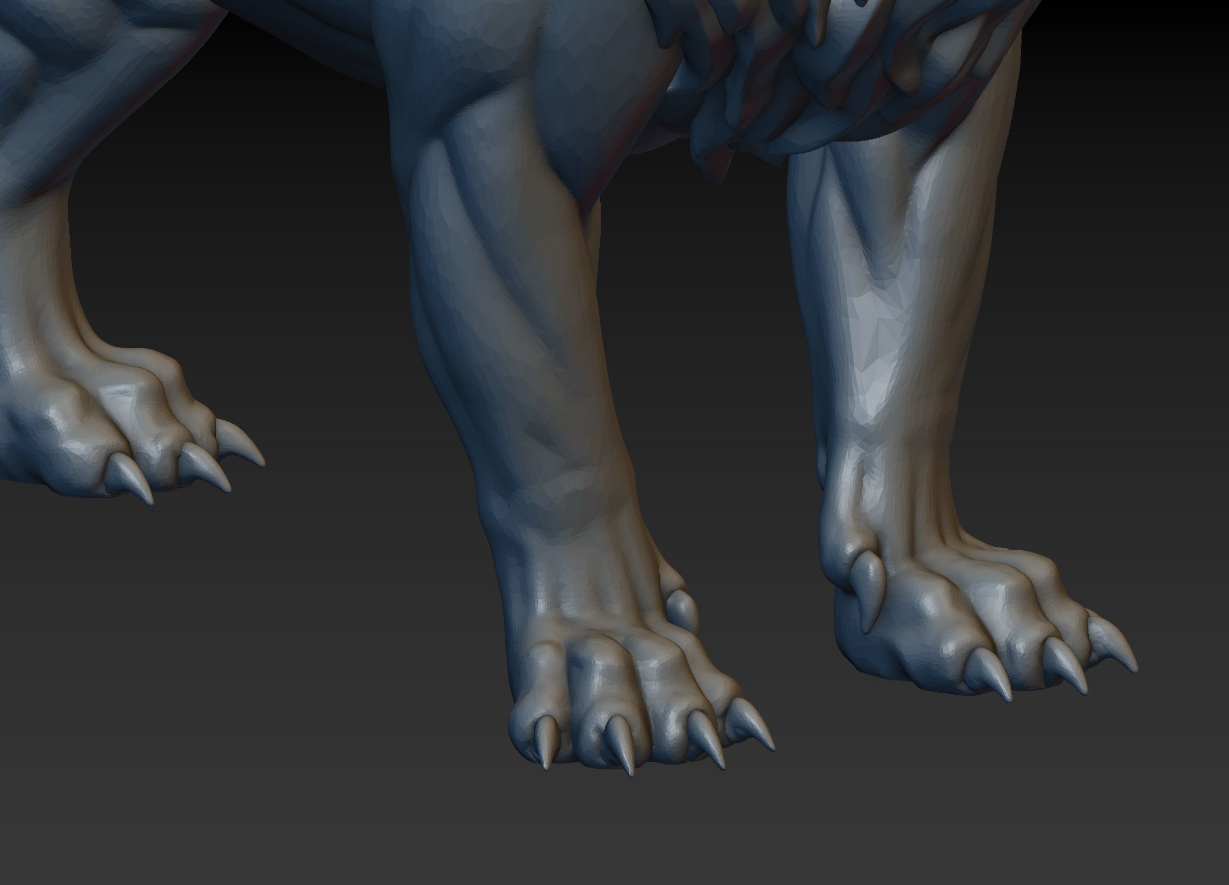 Winged Lion 3D print model_21