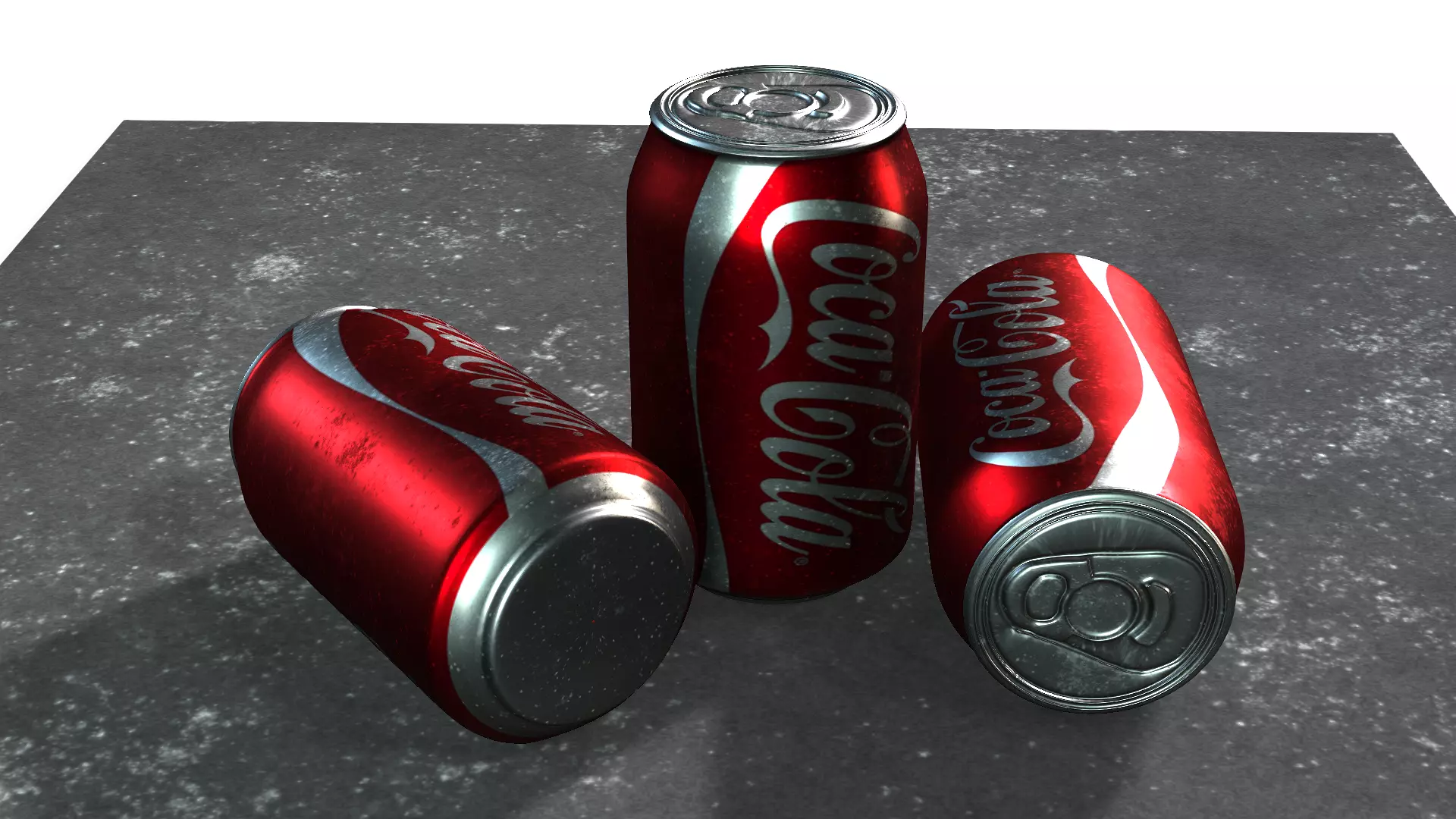 Soft drink Can Low-poly 3D model