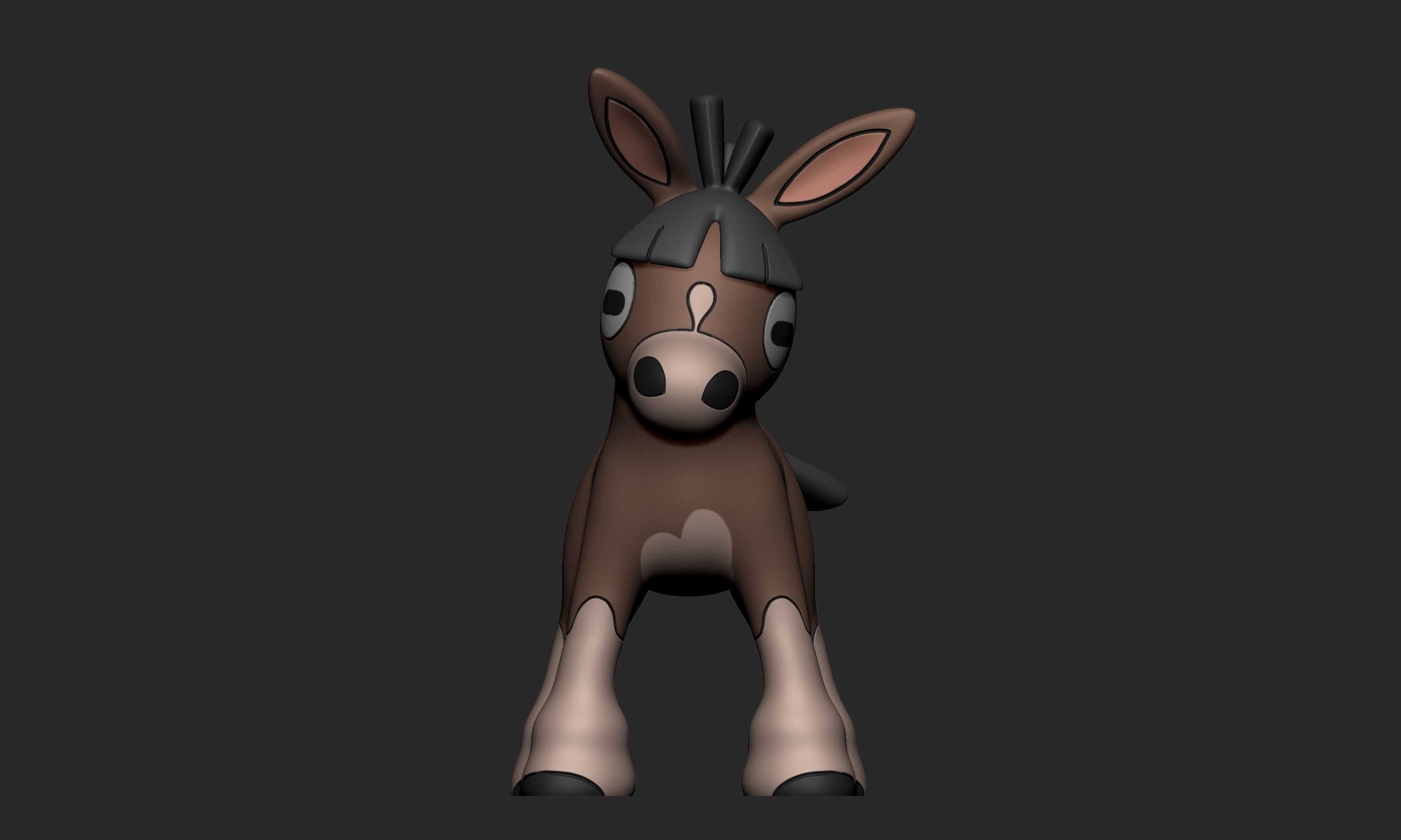Pokemon - Mudbray with 2 poses 3D print model_1