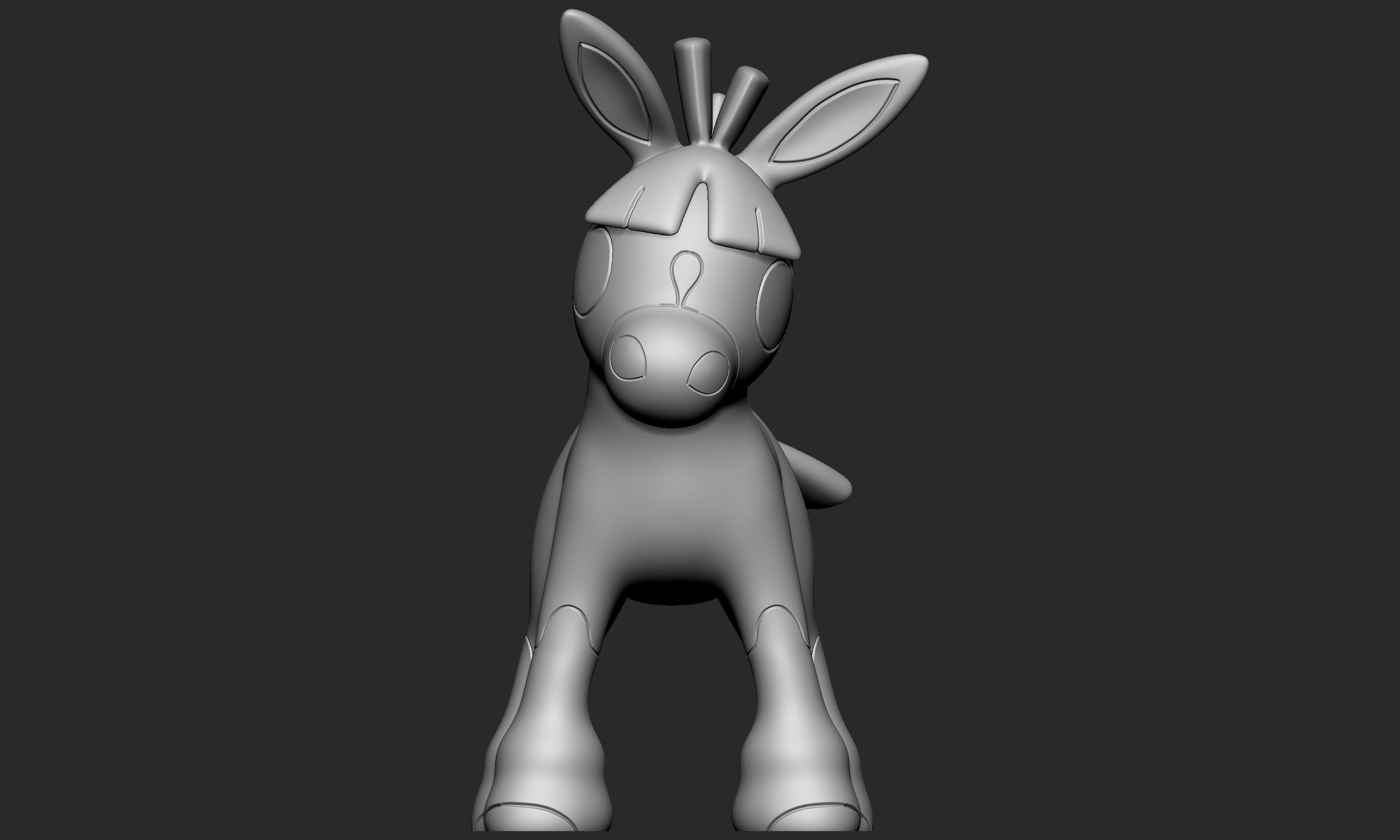 Pokemon - Mudbray with 2 poses 3D print model_3
