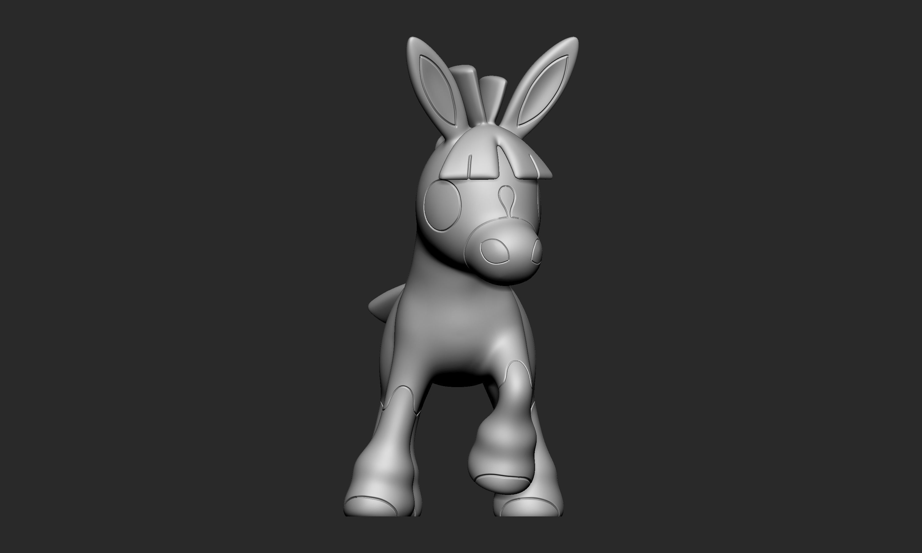 Pokemon - Mudbray with 2 poses 3D print model_7