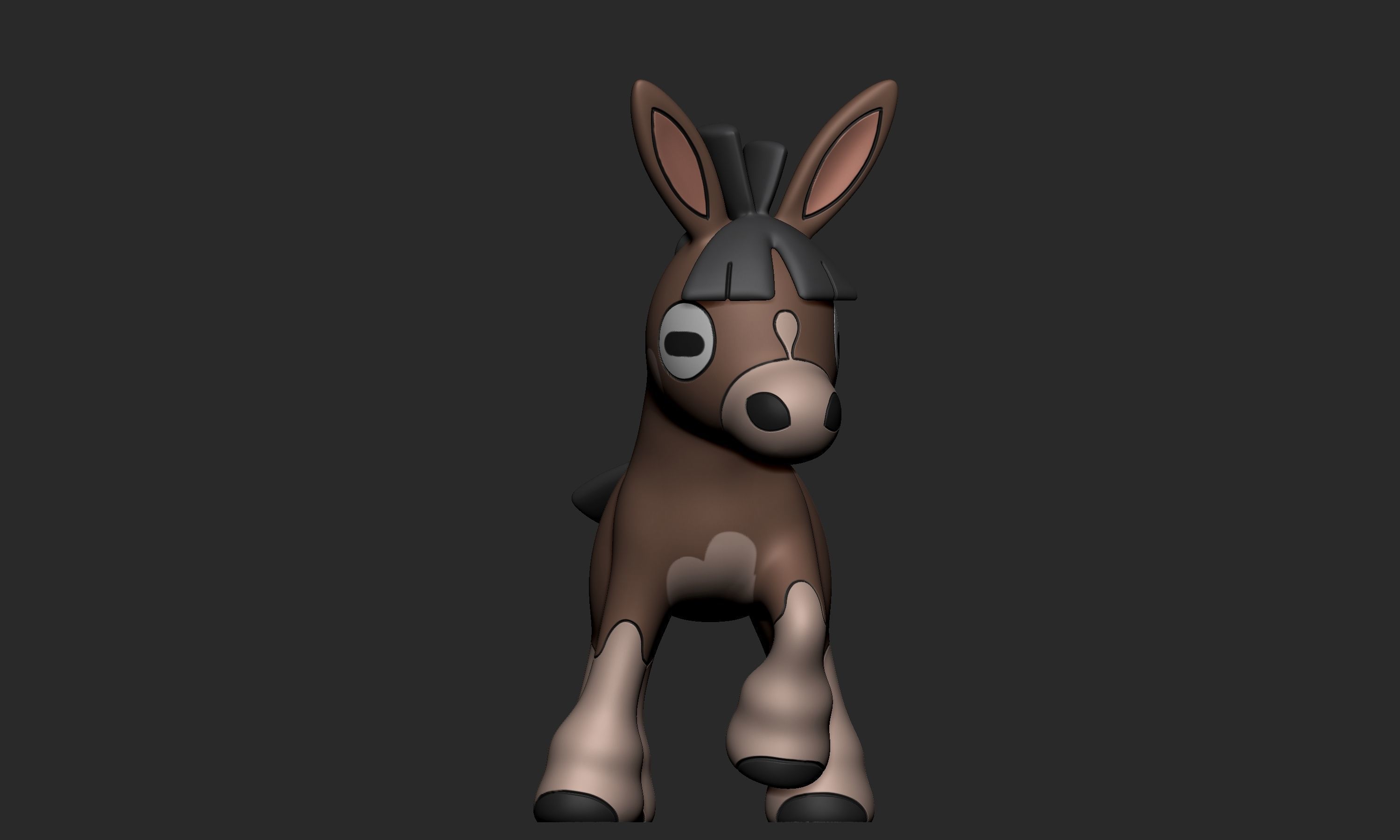 Pokemon - Mudbray with 2 poses 3D print model_5
