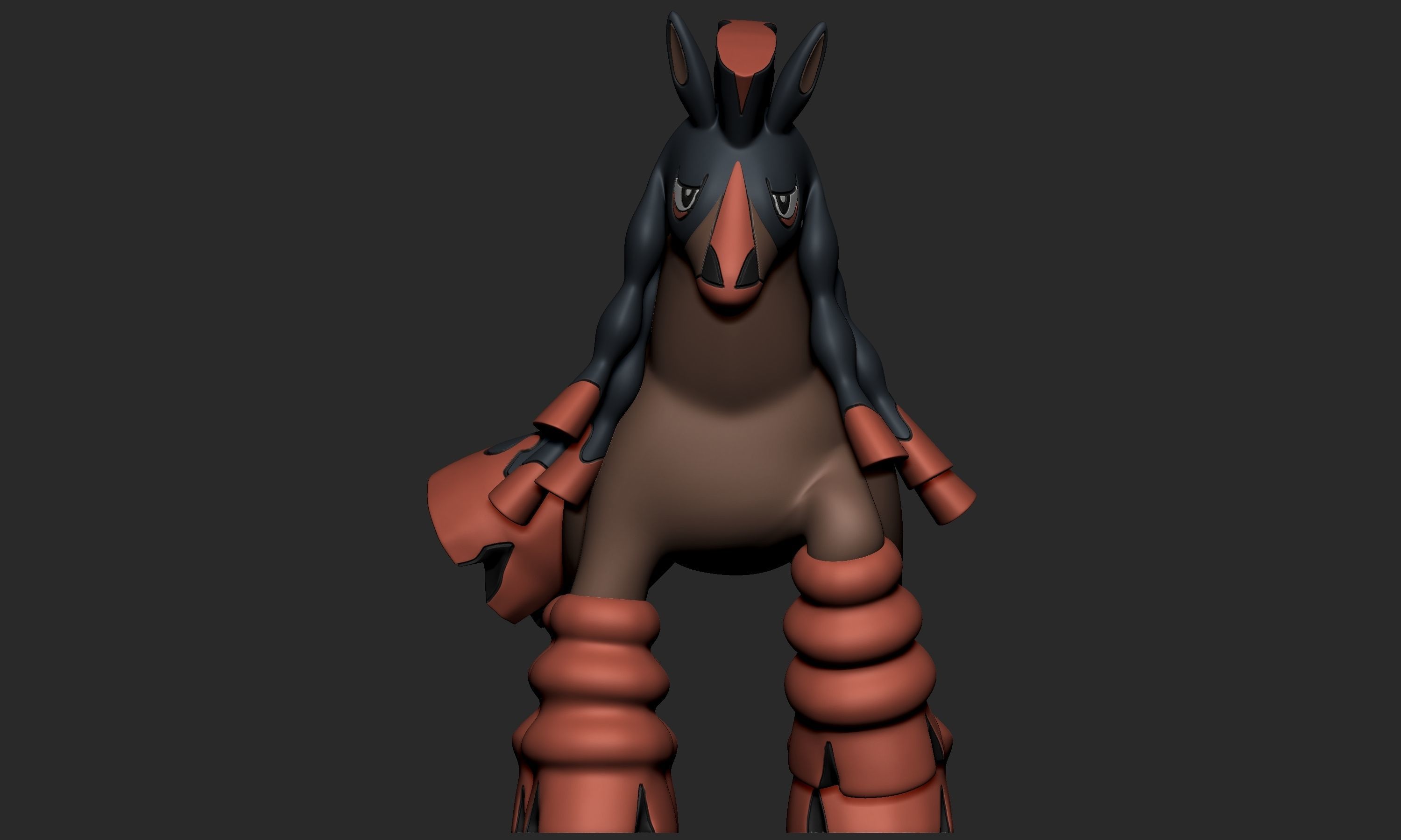 Pokemon - Mudsdale with 2 poses 3D print model_1