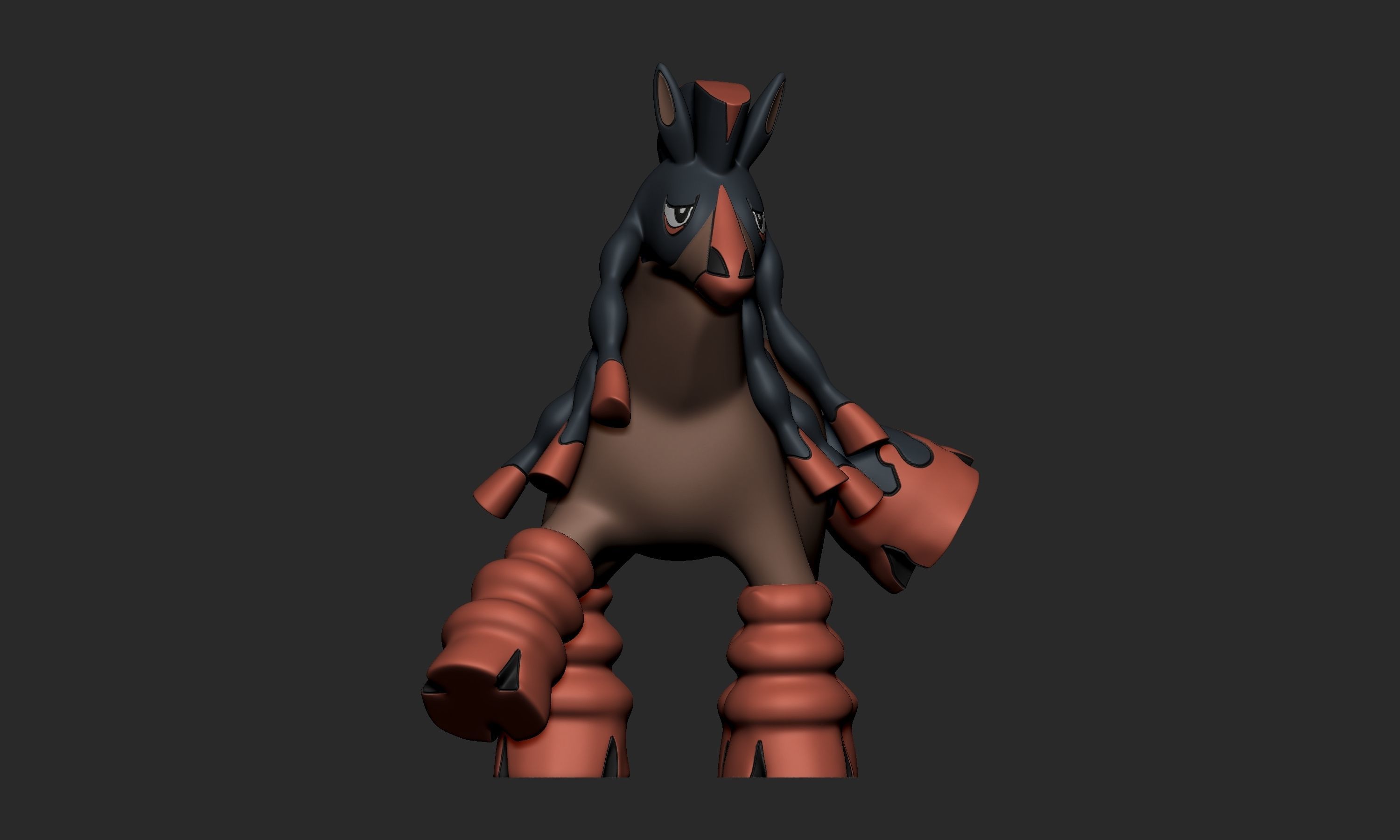 Pokemon - Mudsdale with 2 poses 3D print model_5