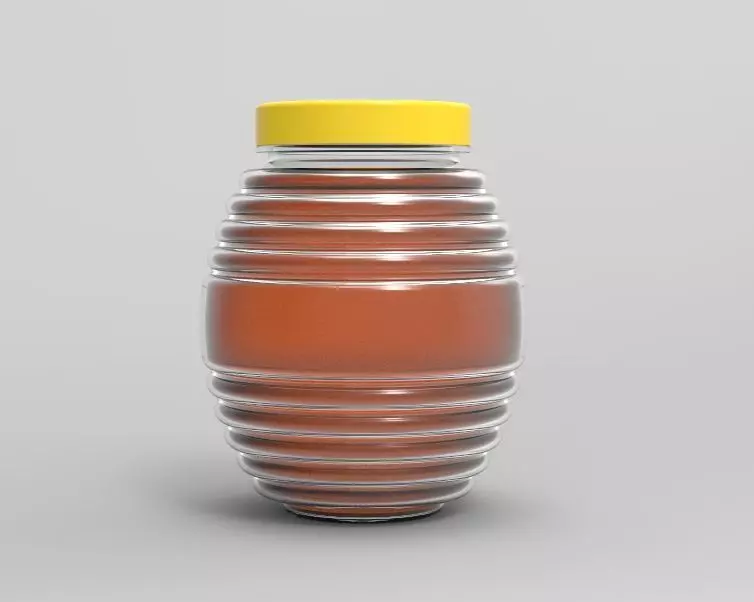 Honey Bottle 800ml 3D print model