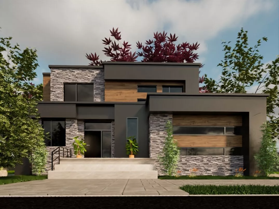 Modern House Free 3D model