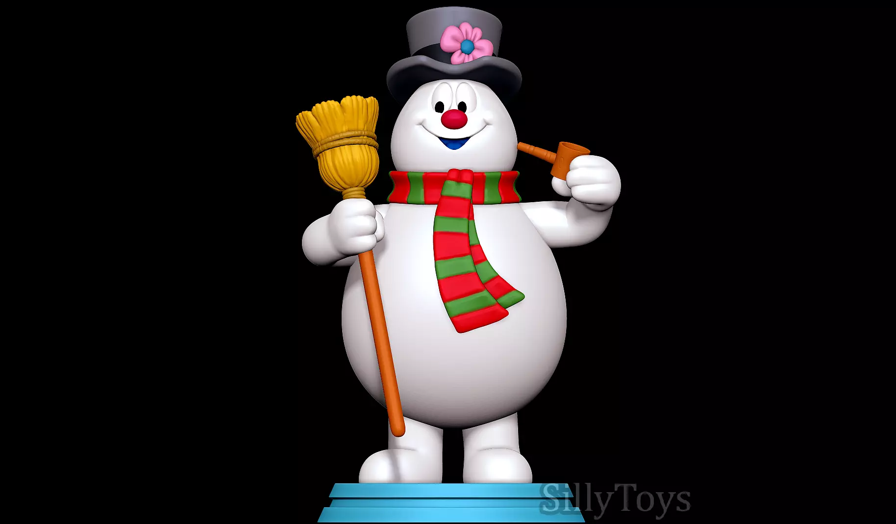 Frosty the Snowman  3D print model_0