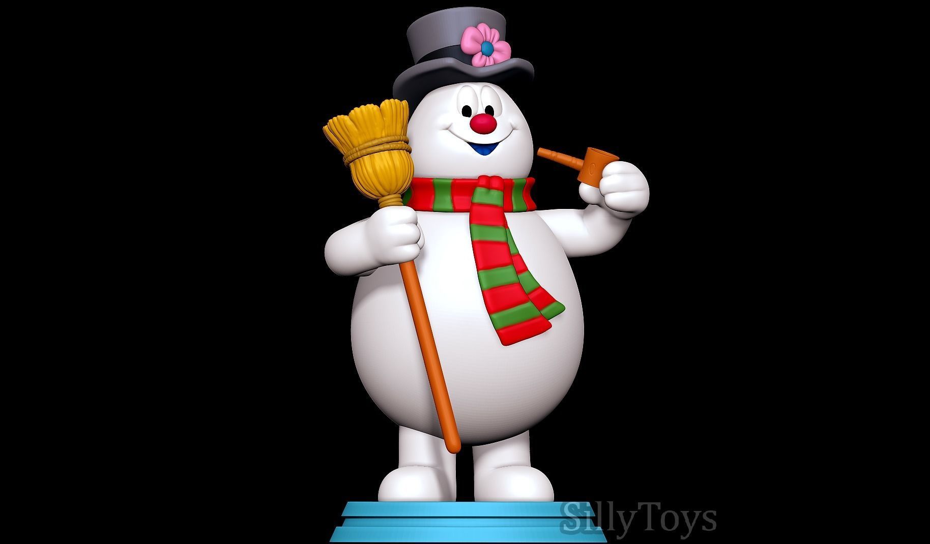 Frosty the Snowman  3D print model_1