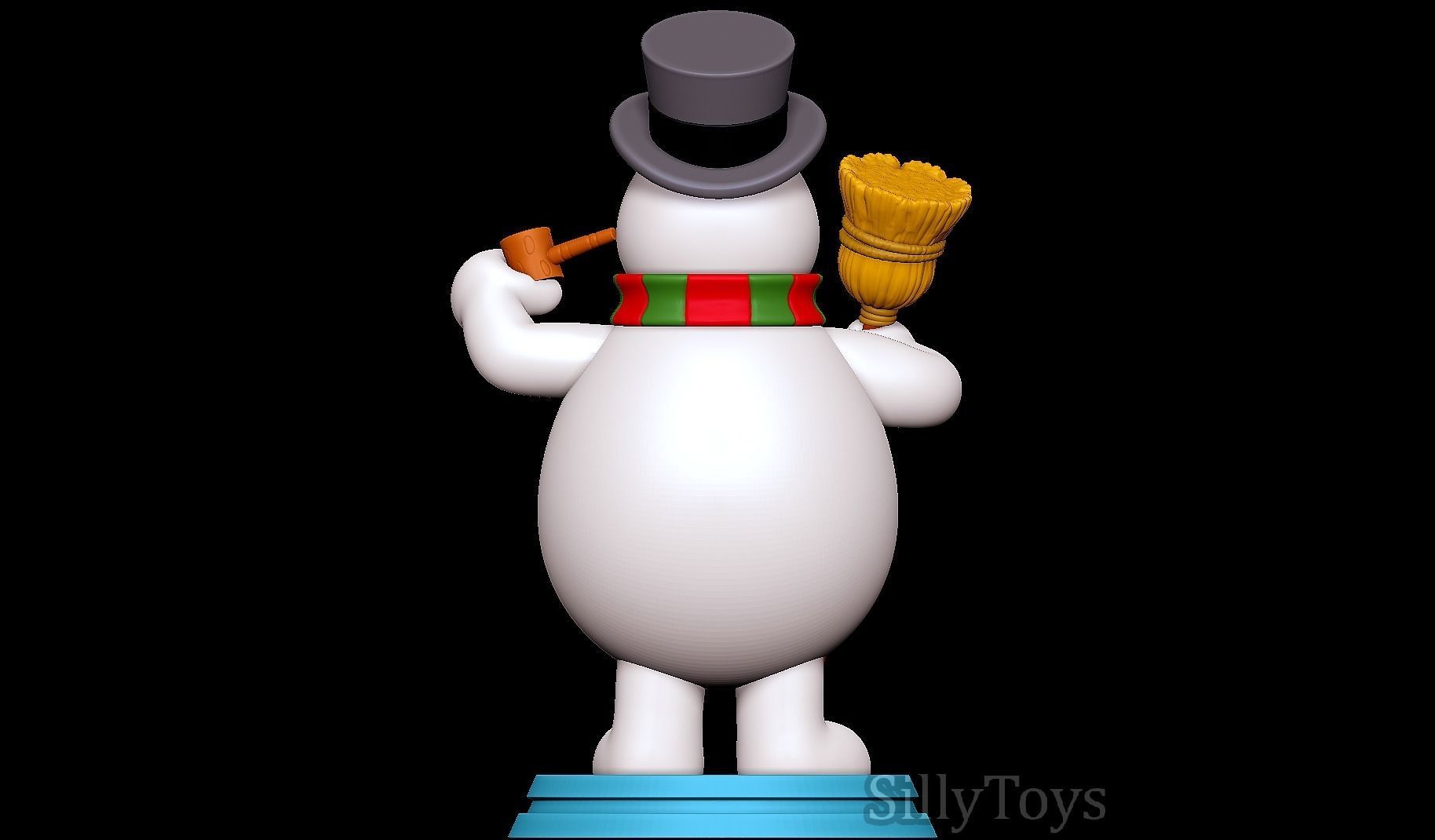 Frosty the Snowman  3D print model_3