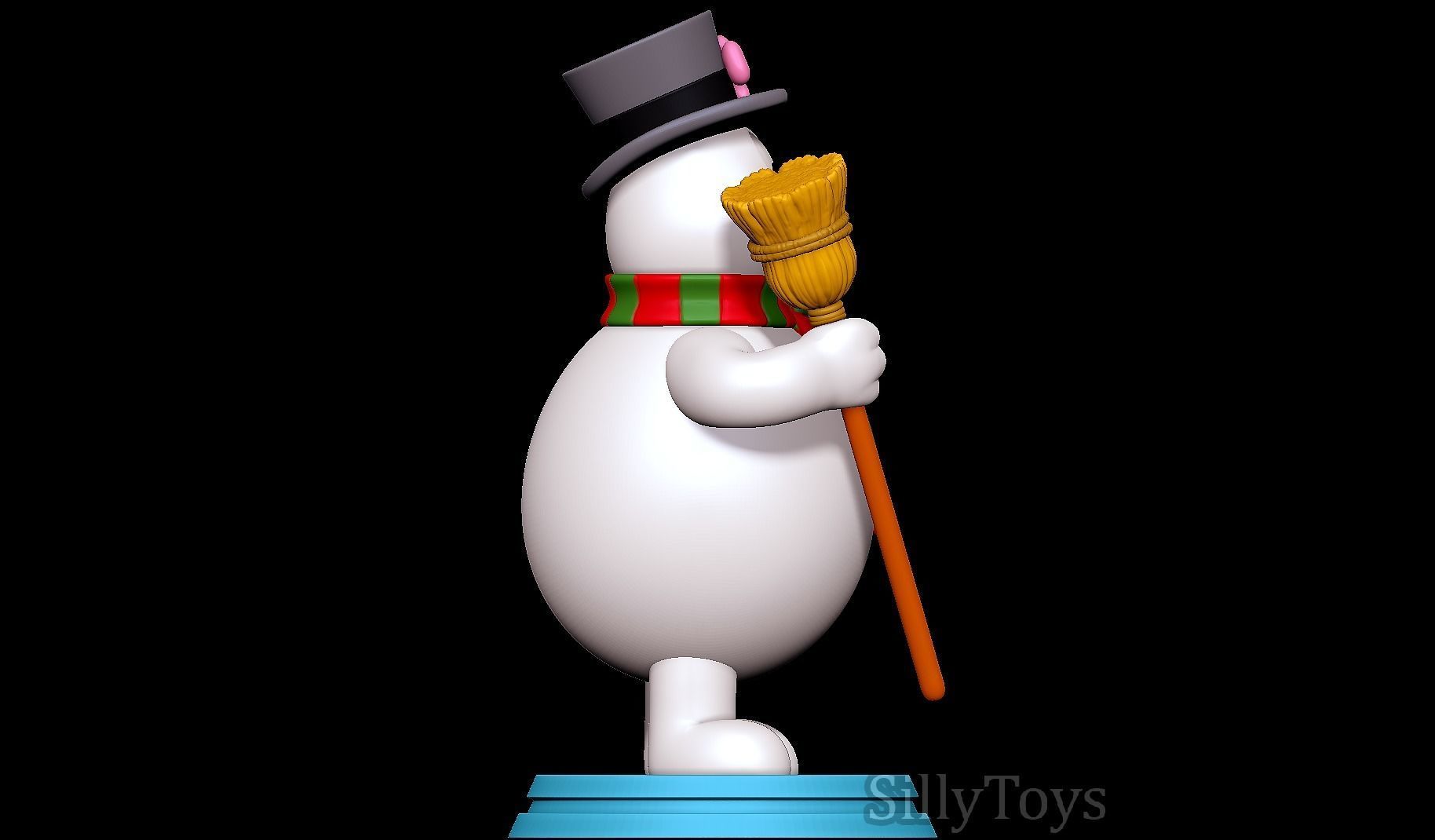 Frosty the Snowman  3D print model_2