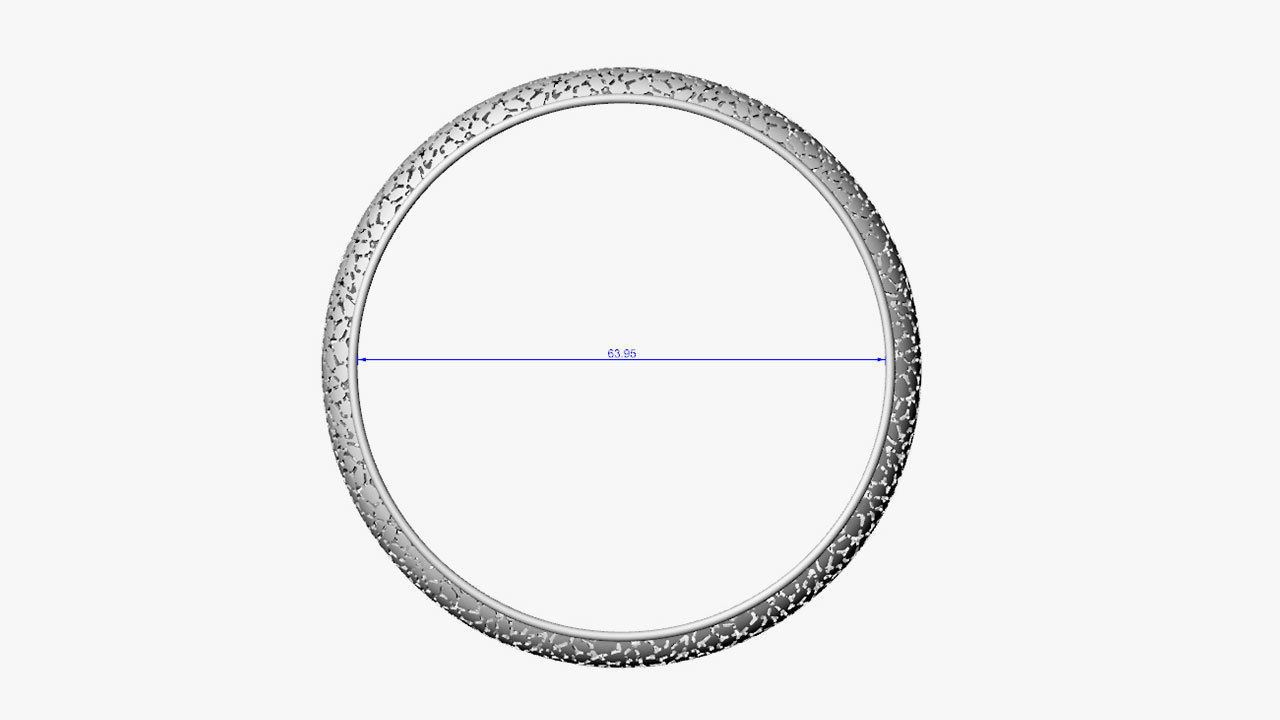 Bangle gold jar 3D print model_14