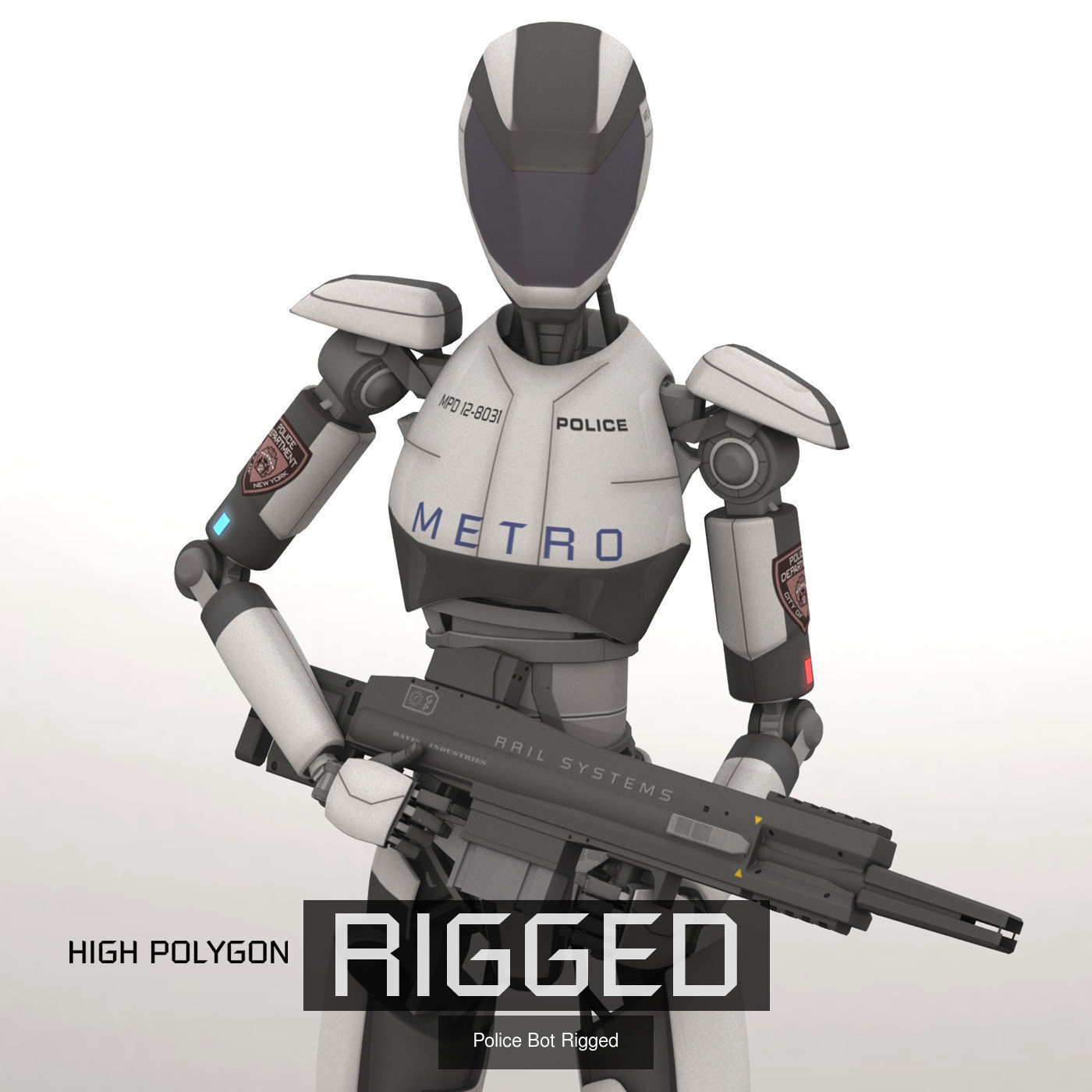 Robots Pack 3D Model Collection_3