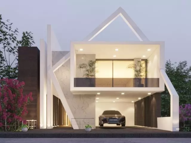 Forest House - villa 3D model Free 3D model