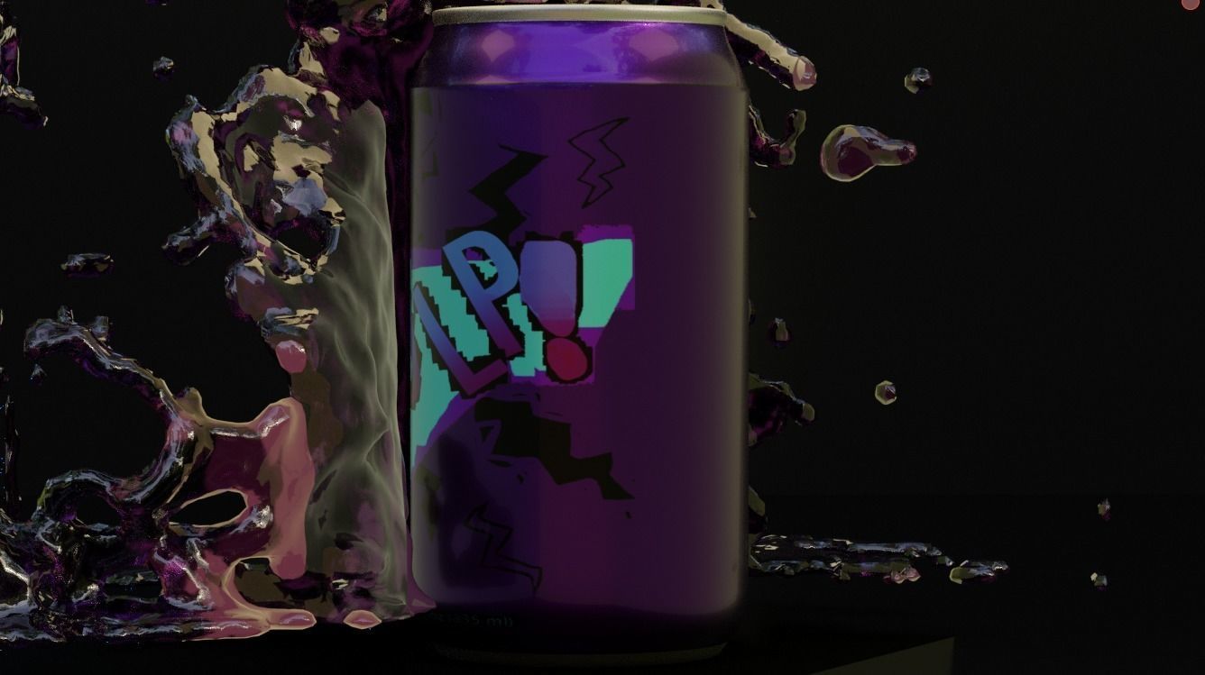 Can for energy drink 3D model_3