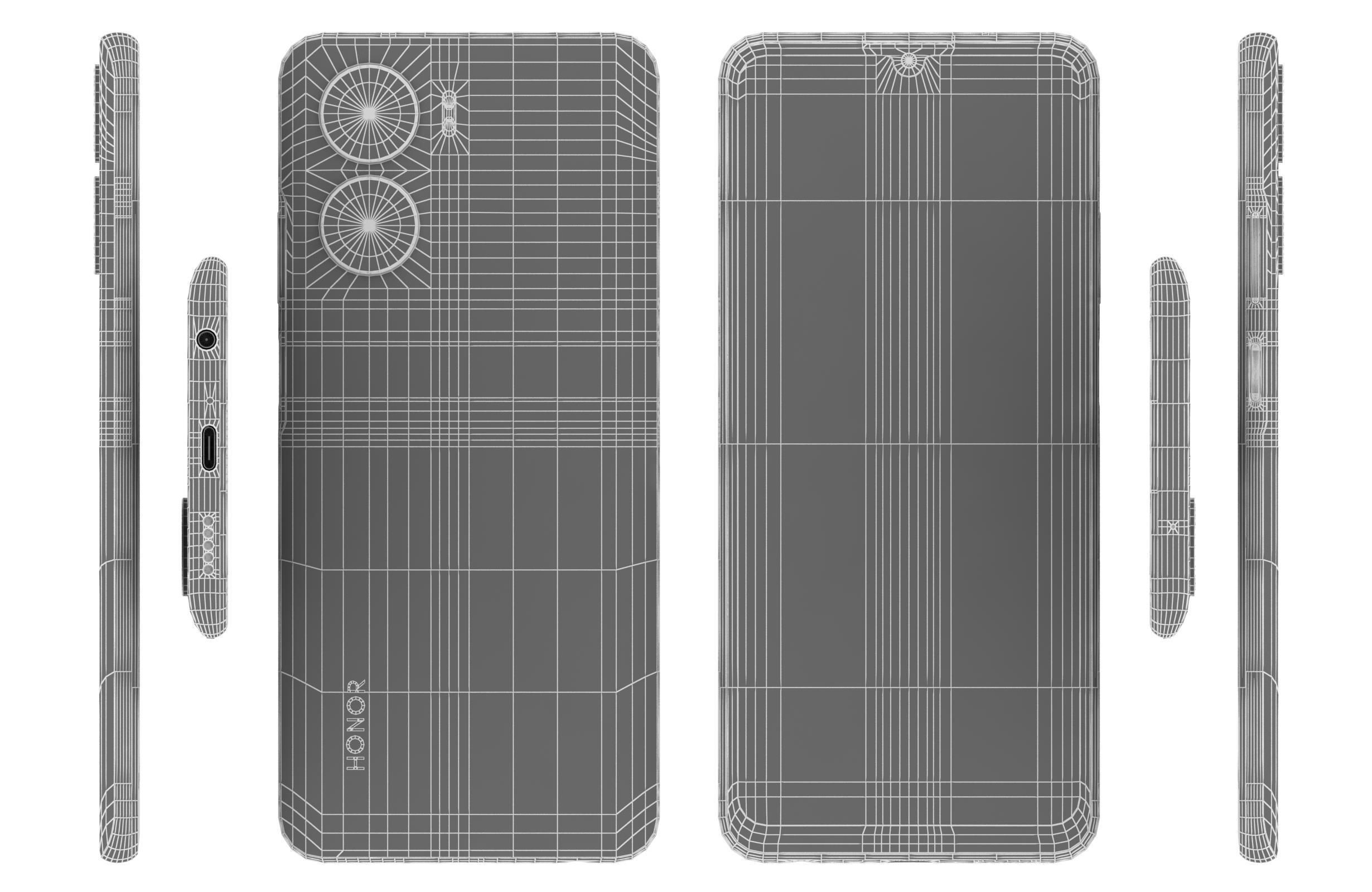 Honor Play 40 Plus Purple 3D model_16