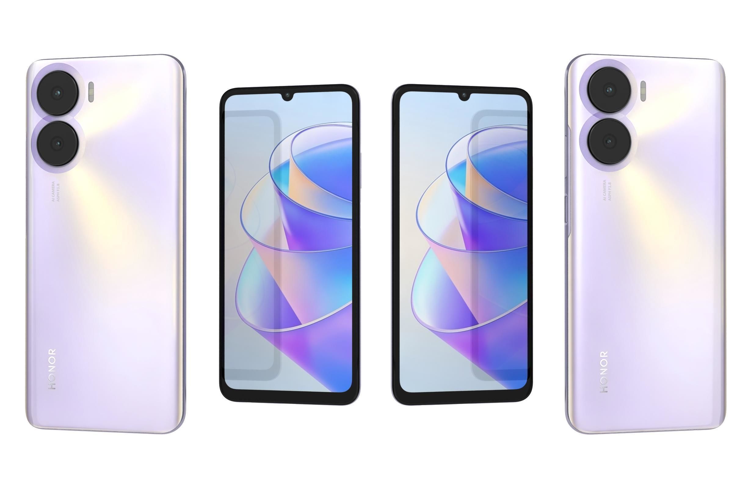 Honor Play 40 Plus Purple 3D model_3