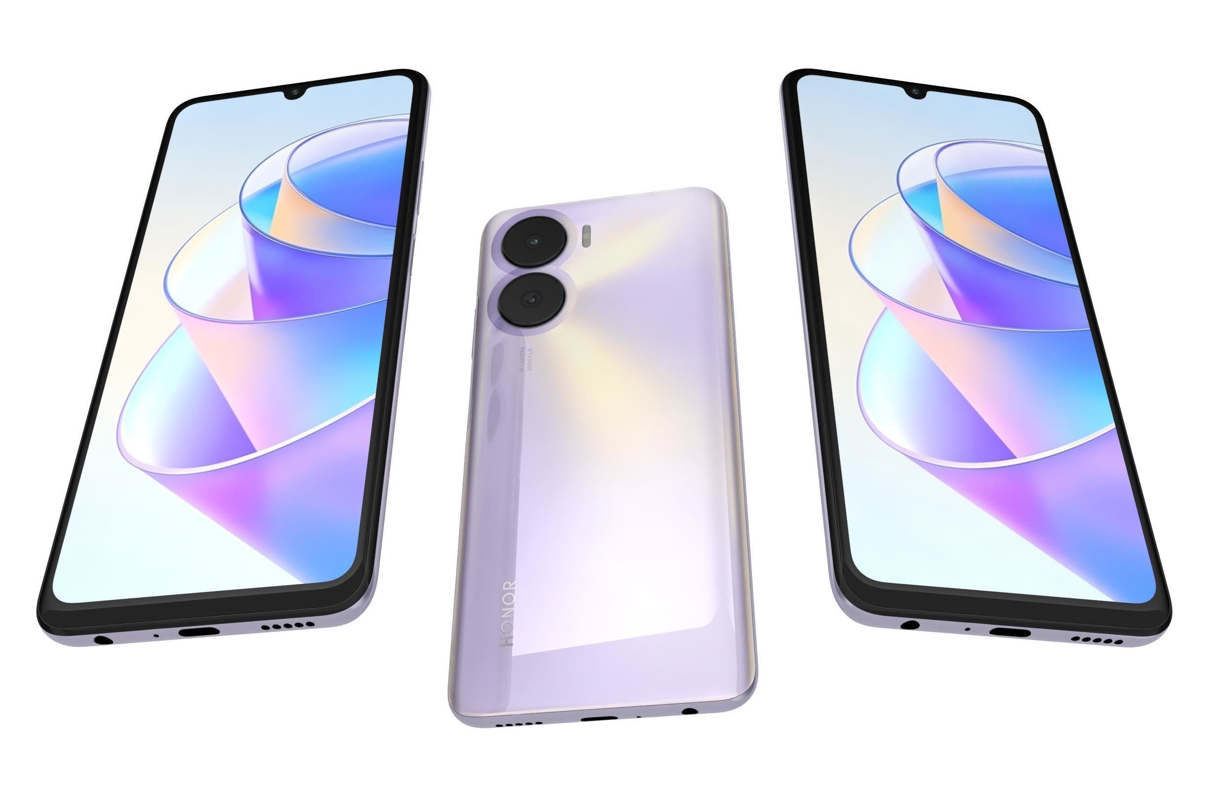 Honor Play 40 Plus Purple 3D model_2