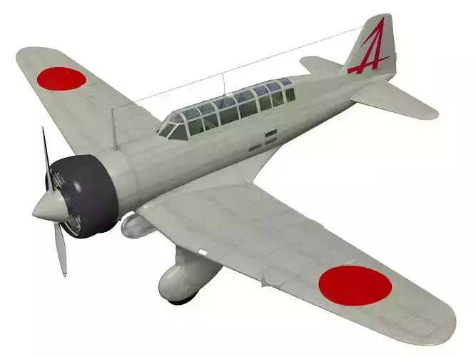 Mitsubishi Ki15 Babs 3D model