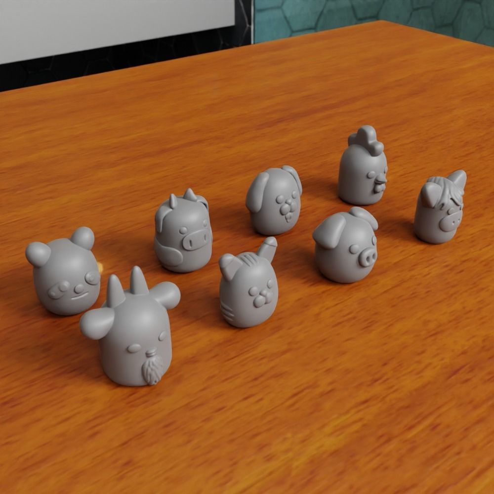 CUTE ANIMAL TOYS 3D print model_19