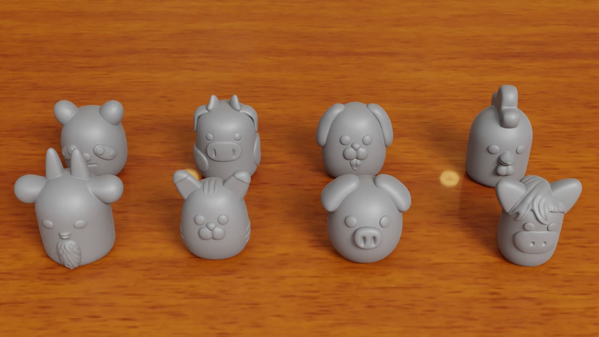 CUTE ANIMAL TOYS 3D print model_1