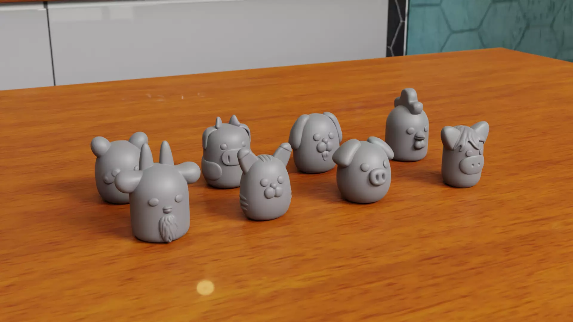 CUTE ANIMAL TOYS 3D print model_0