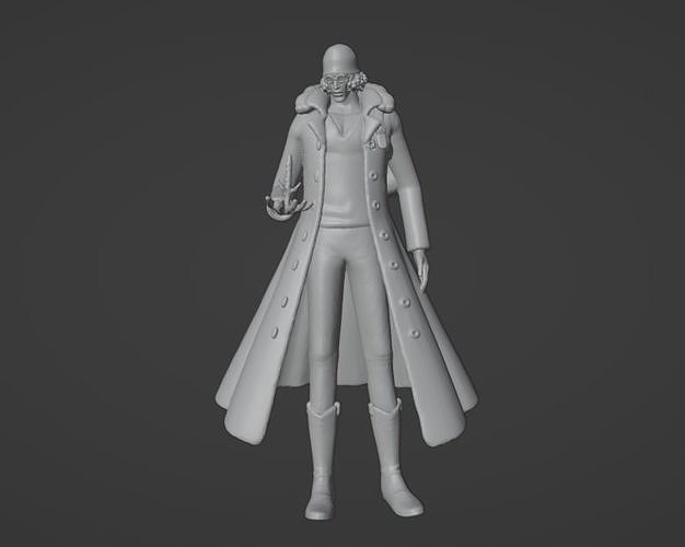 one piece aokiji kuzan 3D print model