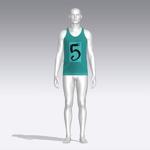 Tank Top Low-poly 3D model