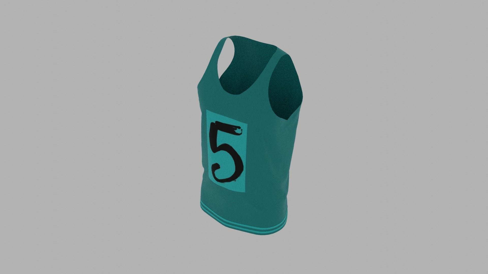 Tank Top Low-poly 3D model_6
