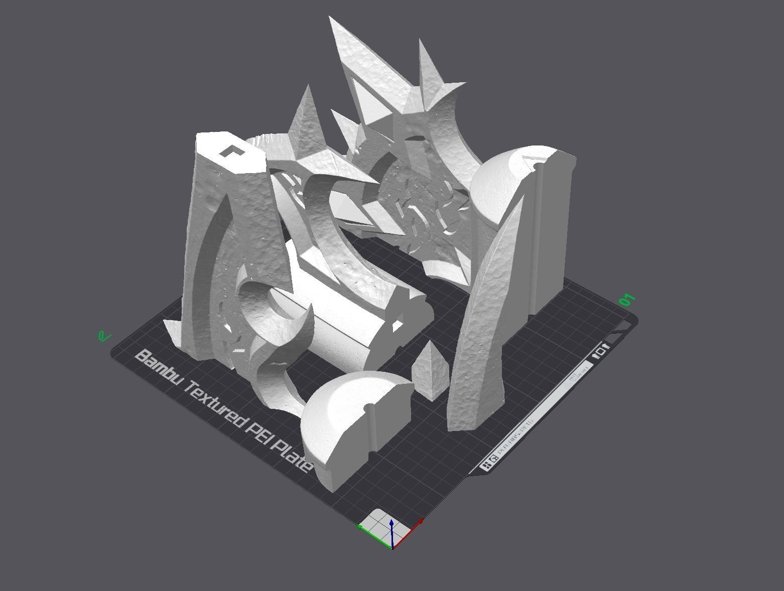 Fyr Alath Axe for 3d Printing 3D print model_4