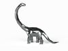 Personalized Brachiosaurus Dinosaur 20 Oz Aluminum Water Bottle – Custom Name, Two Lids, Dishwasher Safe, Great For Sports & Gifts 8 thumbnail image