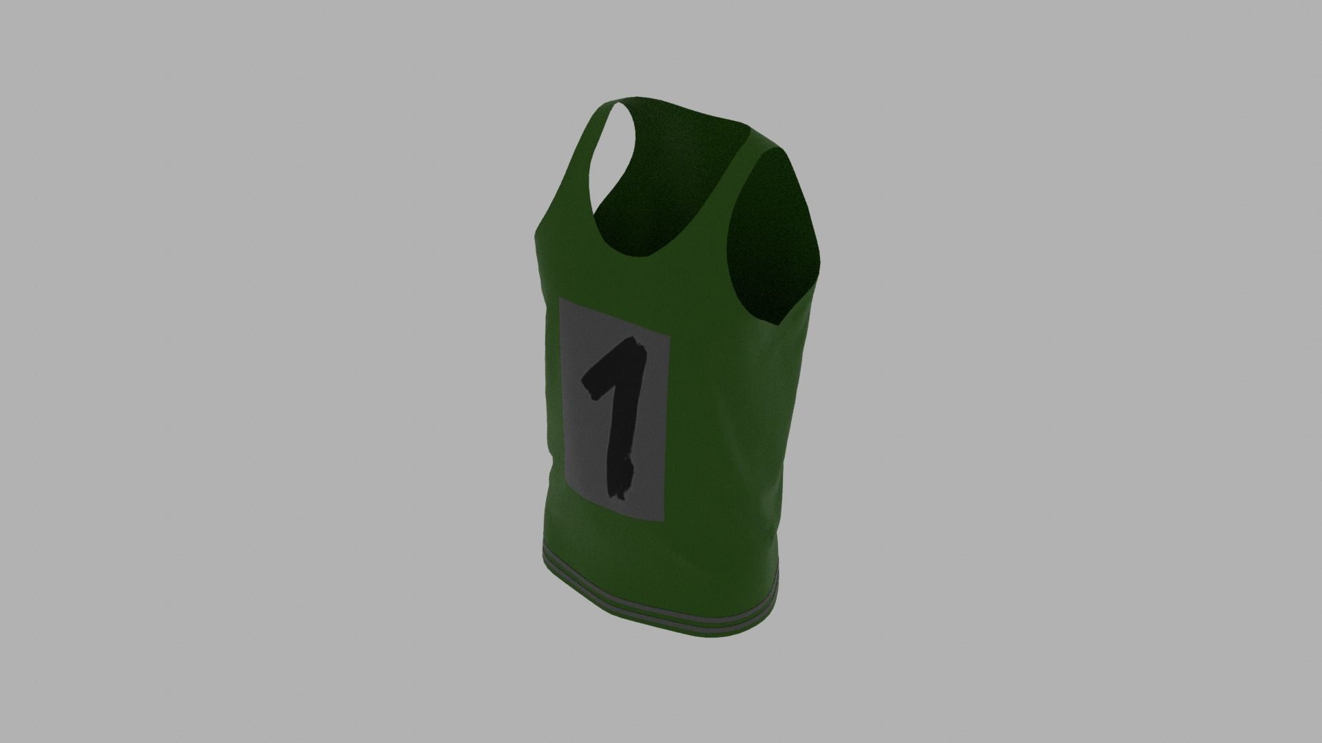 Tank Top Low-poly 3D model_6