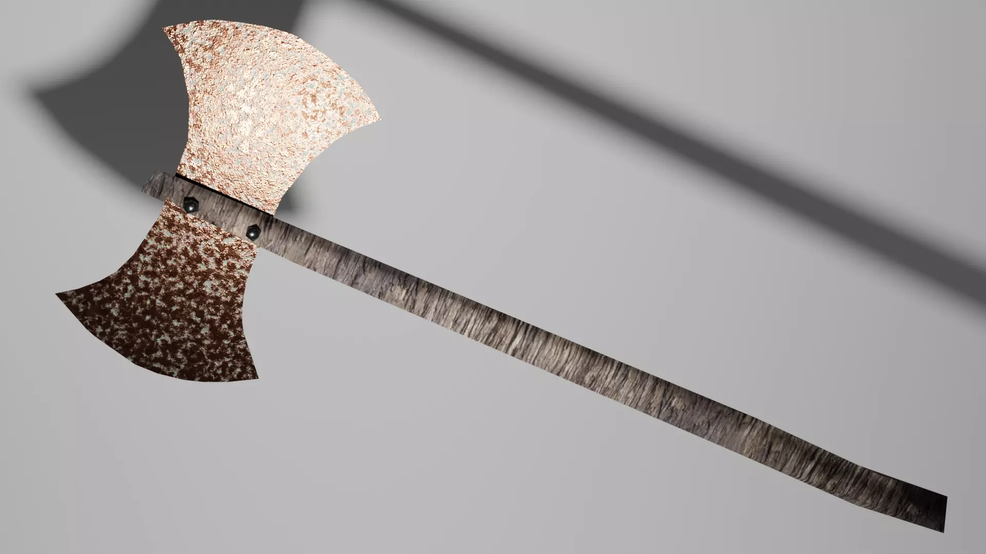 Medieval Old Axe 3D model
