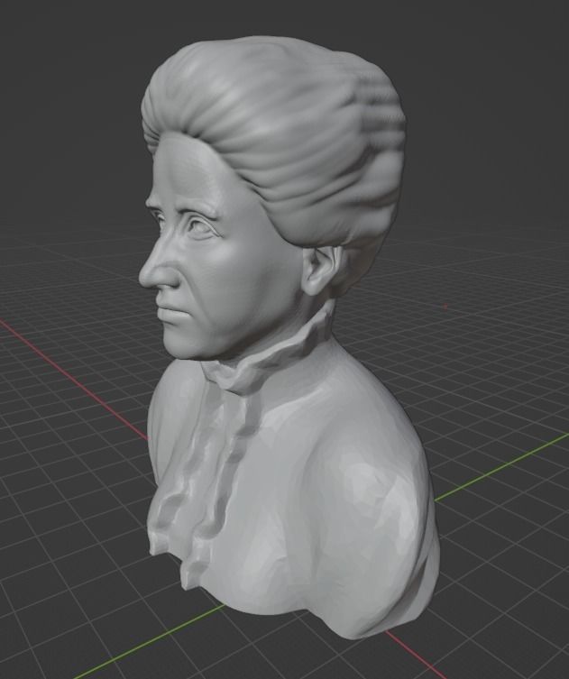 Rosa Luxemburg 3D print model_7