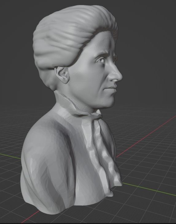Rosa Luxemburg 3D print model_14