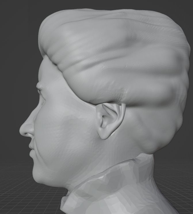 Rosa Luxemburg 3D print model_6