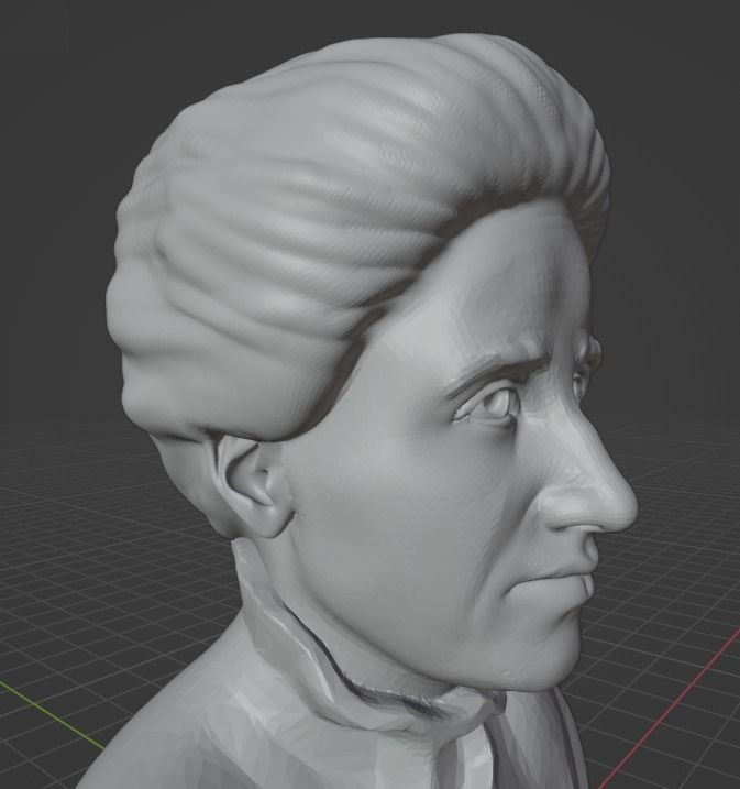 Rosa Luxemburg 3D print model_19
