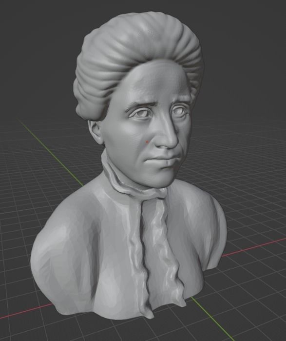Rosa Luxemburg 3D print model_1