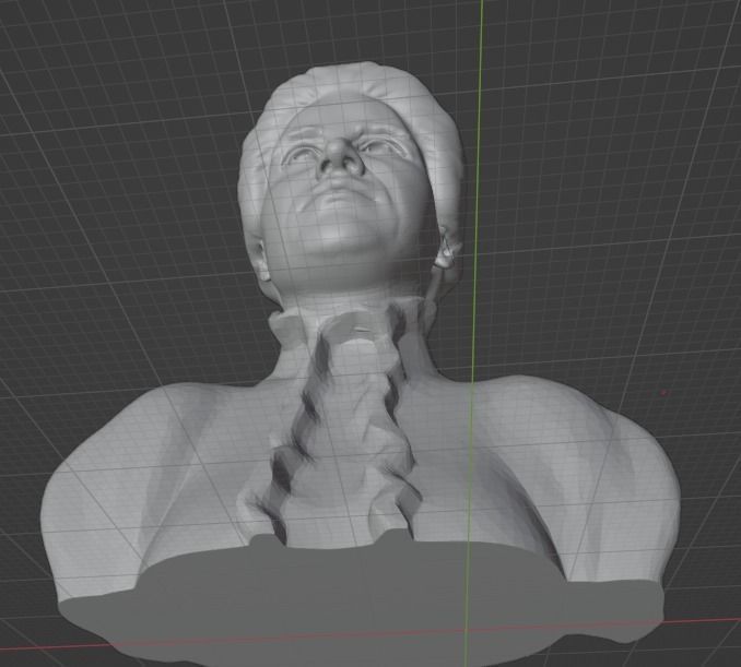 Rosa Luxemburg 3D print model_12