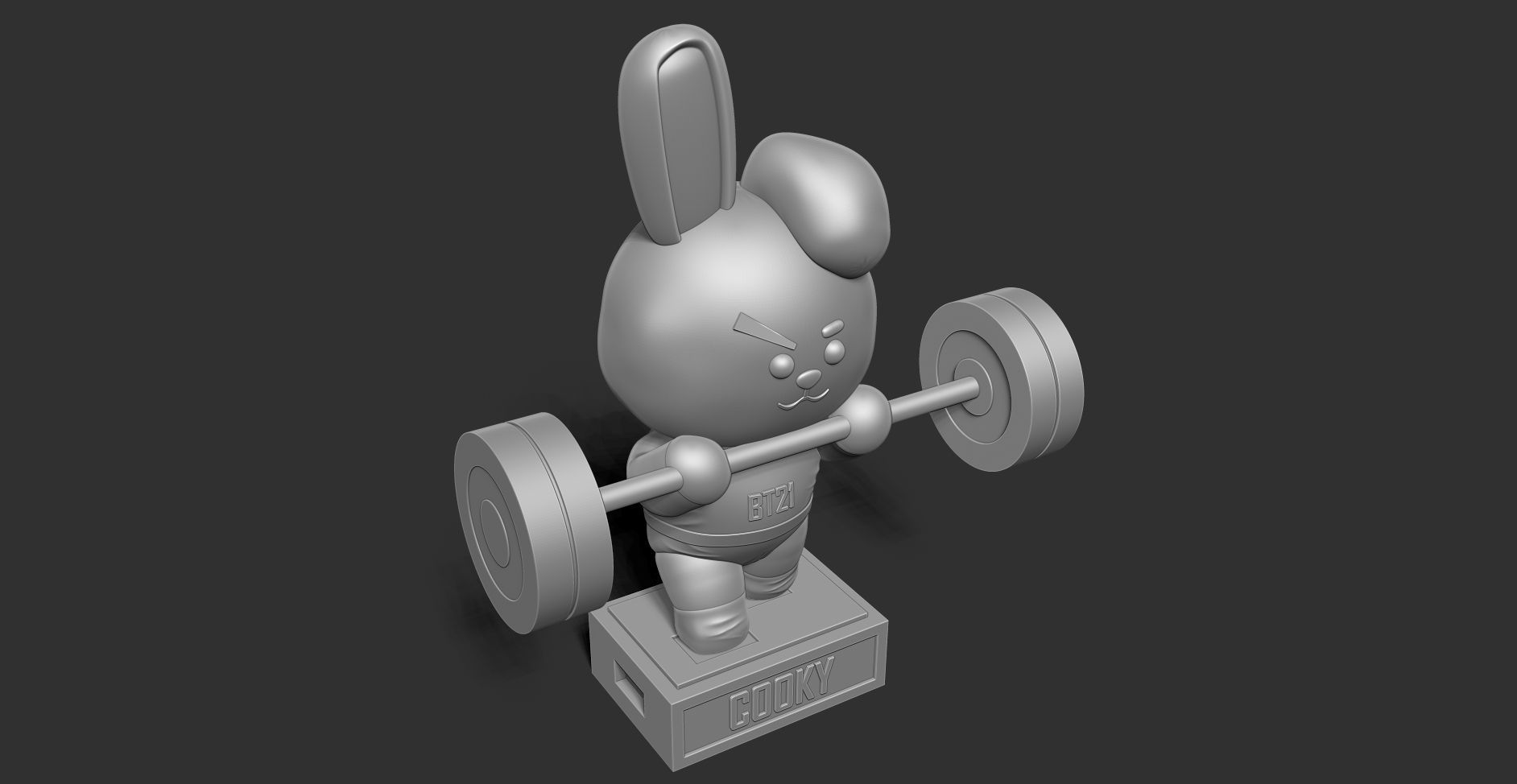 Cooky - BT21 Fanart Free 3D print model_18