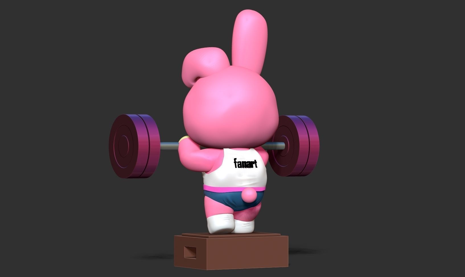 Cooky - BT21 Fanart Free 3D print model_6
