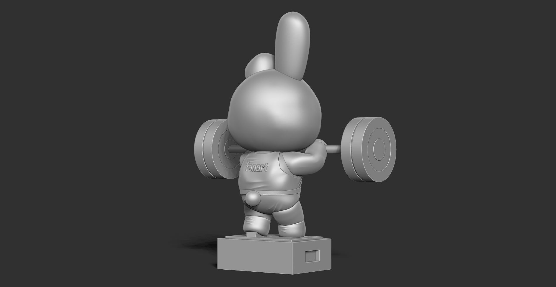 Cooky - BT21 Fanart Free 3D print model_9