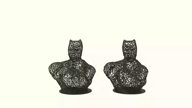 Black Panther Bust 3D print model