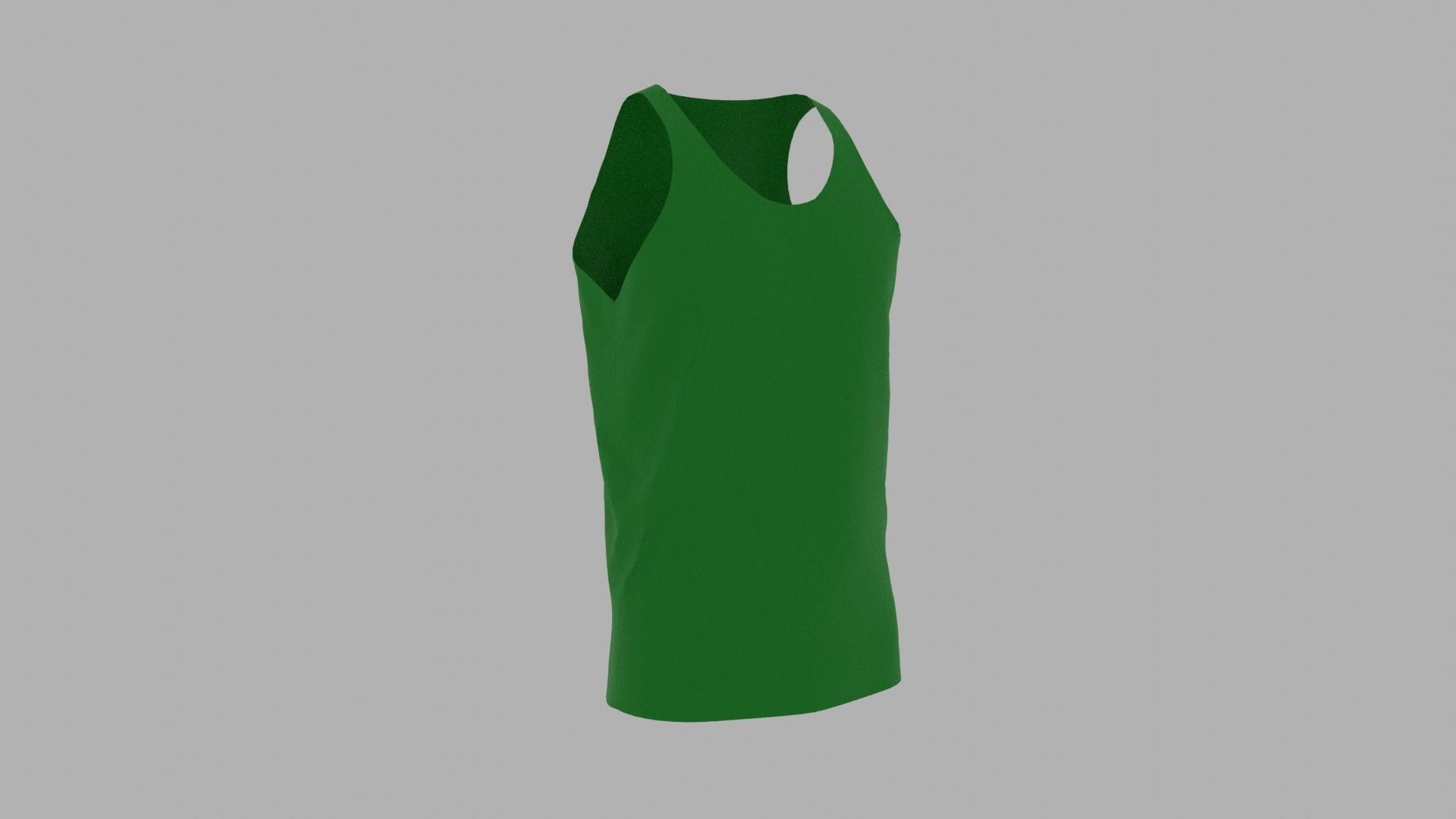 Tank Top Low-poly 3D model_3