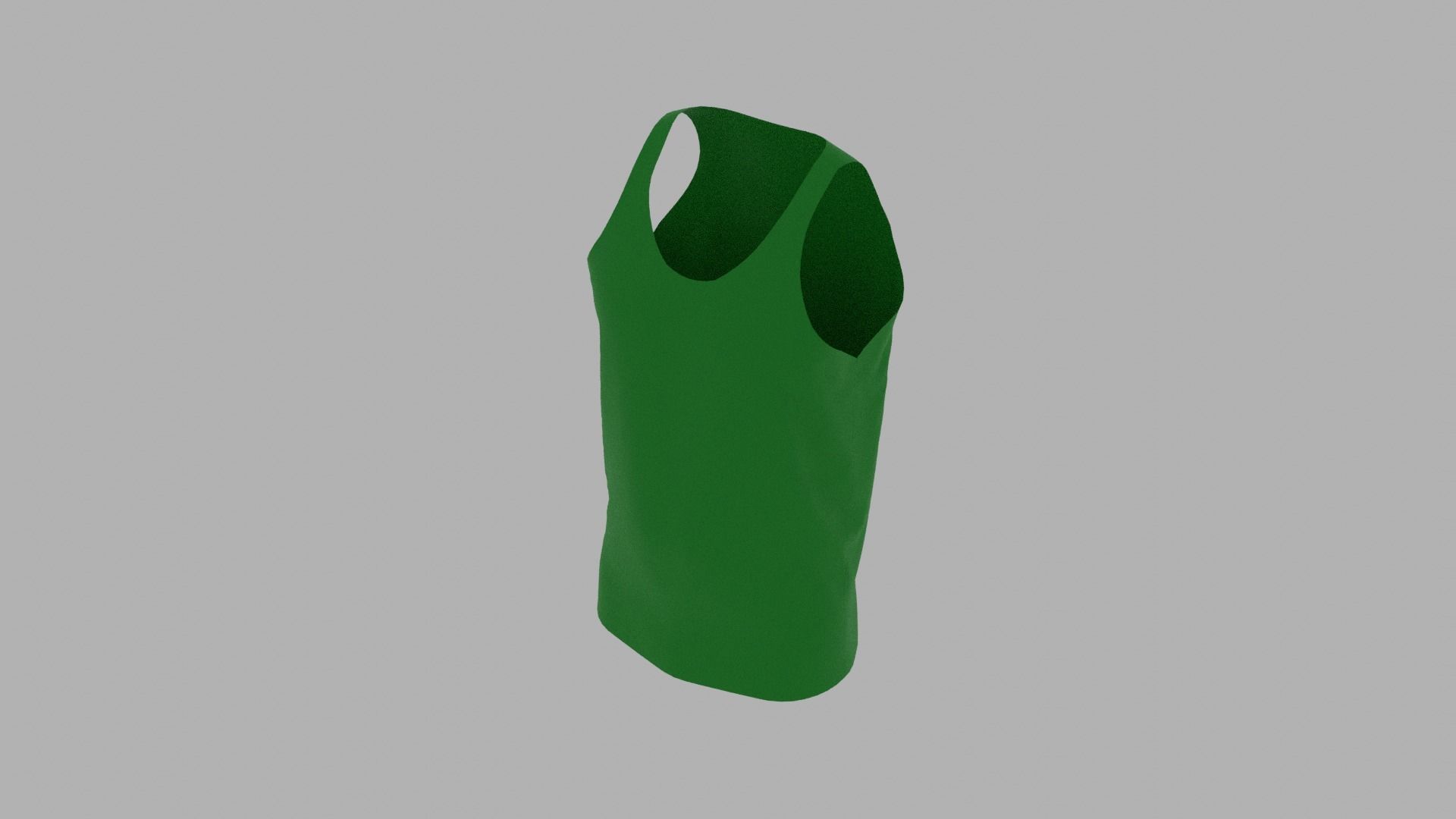 Tank Top Low-poly 3D model_6