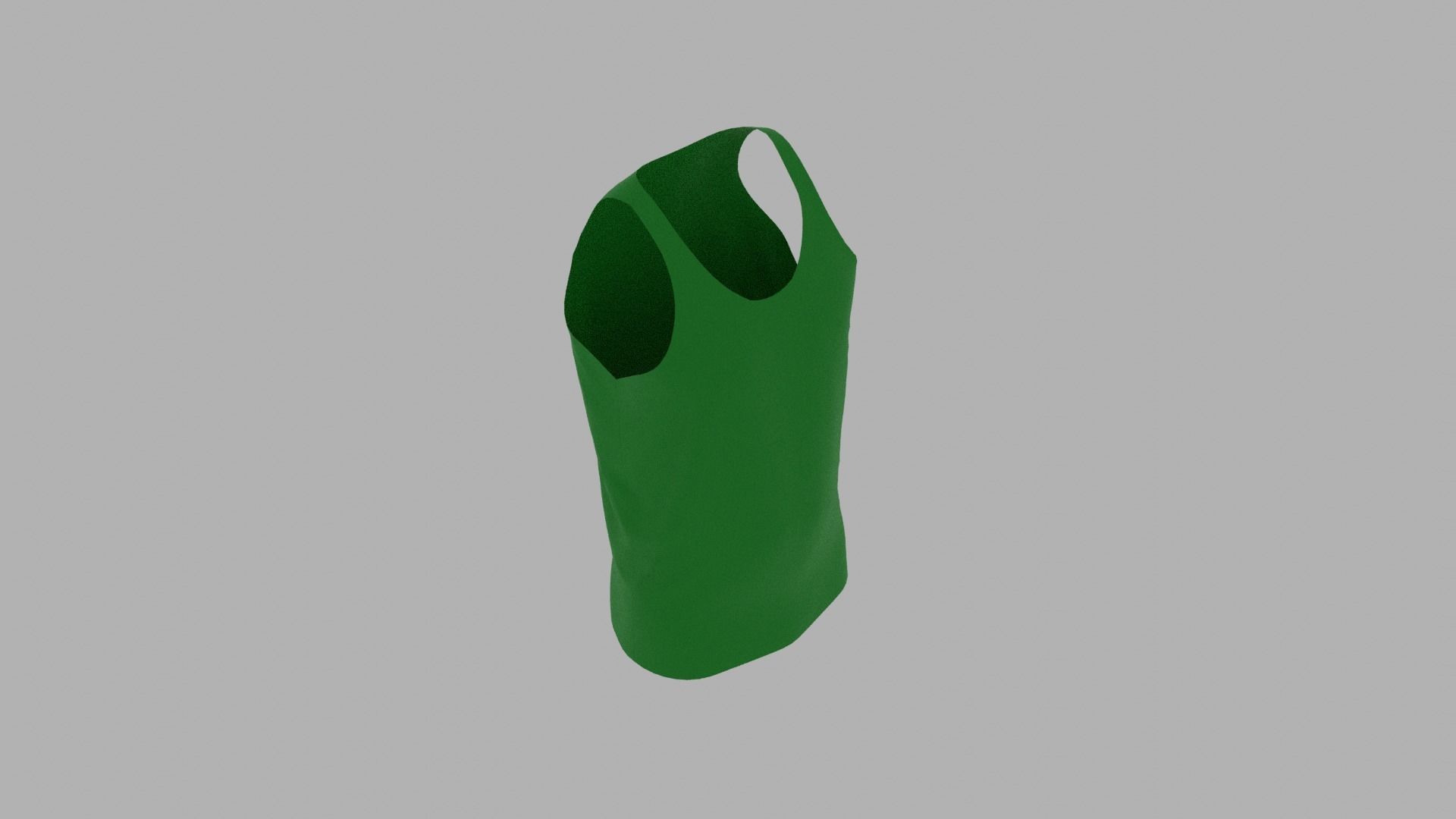 Tank Top Low-poly 3D model_7