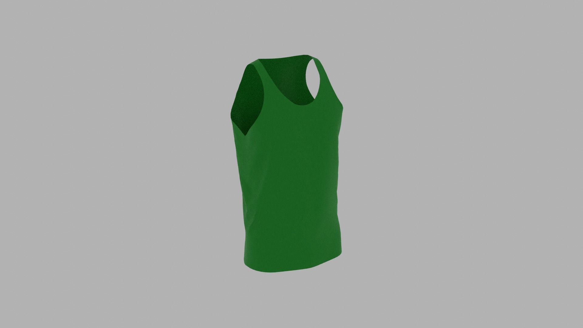 Tank Top Low-poly 3D model_4
