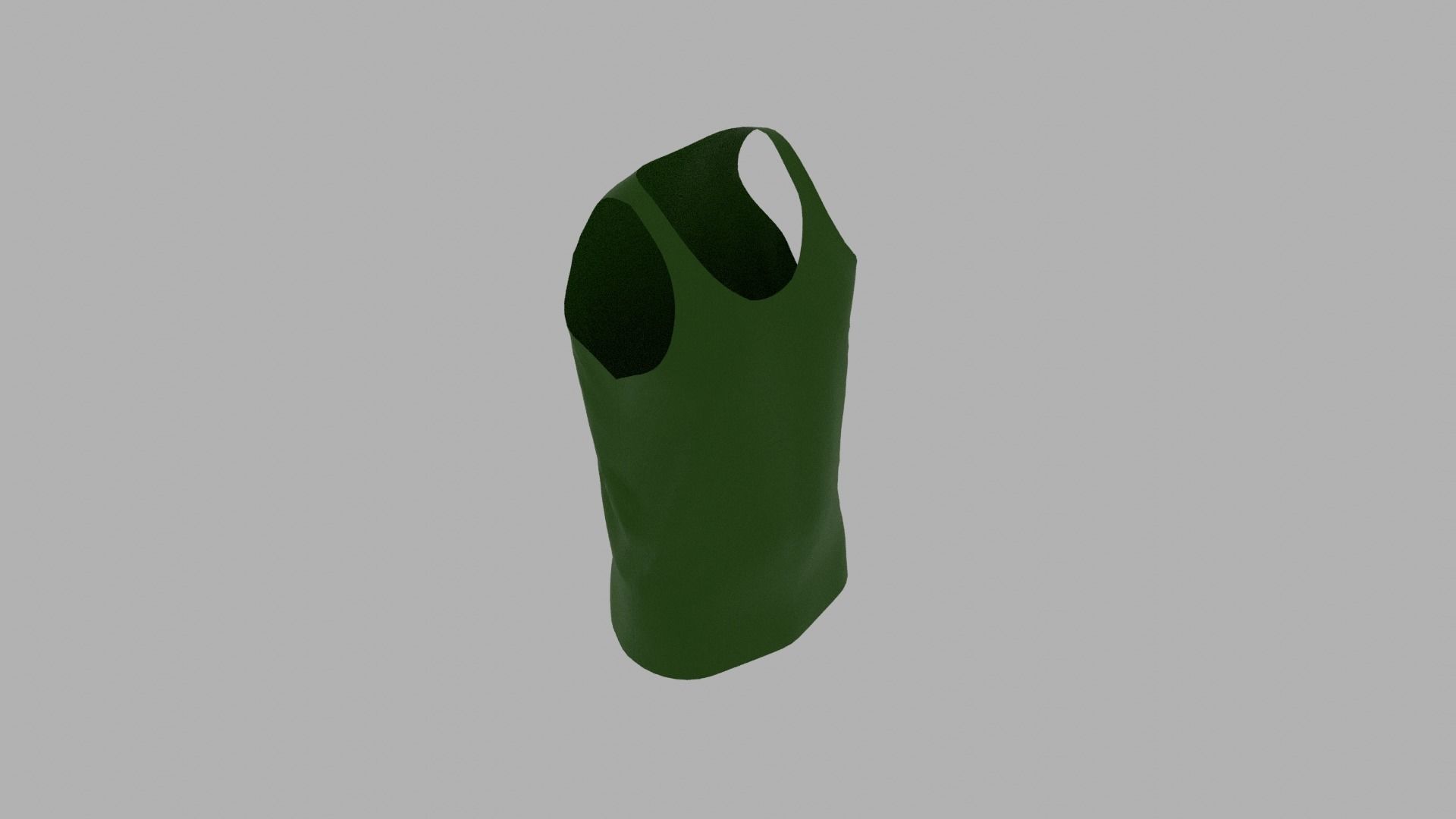 Tank Top Low-poly 3D model_7